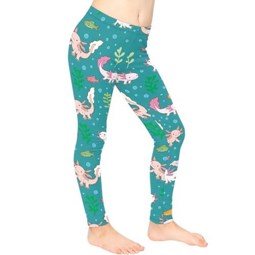 Girls Legging High Waist Long Yoga Pants Casual Dance Running Athletic Leggings Kids Active Leggings Tights3