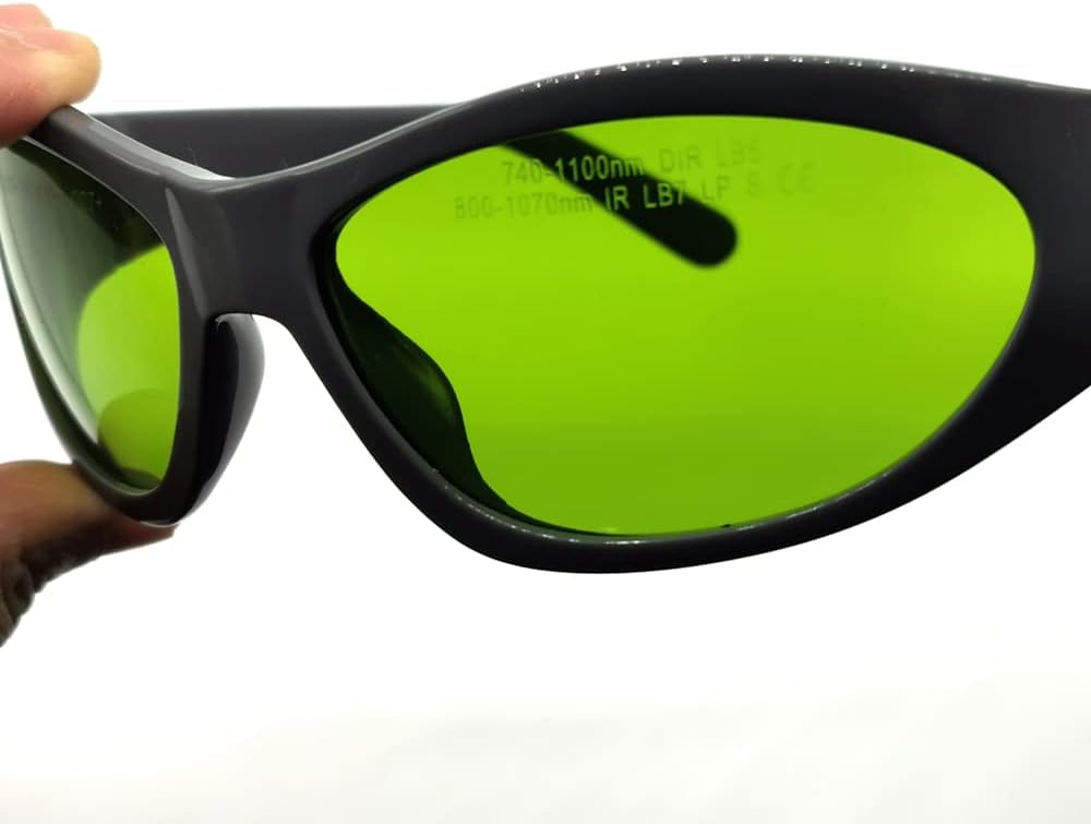 BEINME 740-1100nm 800-1070nm ADY Protective Goggles 755nm 808nm 980nm 1064nm Laser Safety Glasses OD7 CE