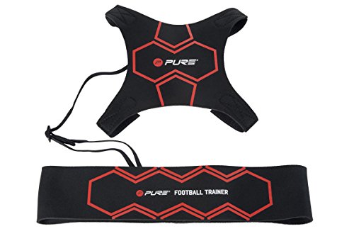 Pure2Improve Soccer Solo Shot Trainer, noir/rouge, 1, P2I100190