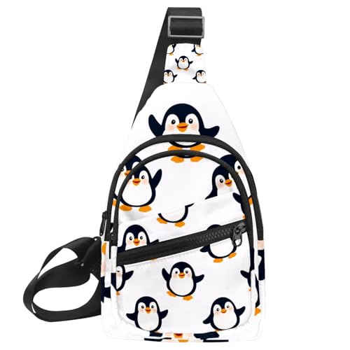 Sac à dos à bandoulière pingouins idéal pour votre entraînement et voyage