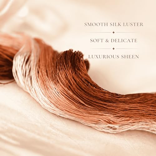 Image of MIINGGUXIUYI Mulberry Silk Floss Embroidery Thread Floss-Cross Stitch Threads China Silk Woven Jewelry Threads DIY Sewing Kits (100)