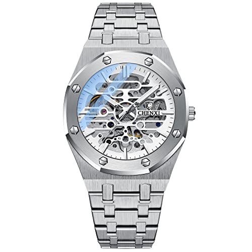 ⌚【Pacchetto incluso e servizio】：☞1x orologio RORIOS, ☞1x dispositivo di rimozione dei collegamenti per orologi, ☞1x manuale utente e garanzia, ☞1xbella confezione regalo in pelle per orologio. Il nostro servizio post-vendita senza preoccupazioni e un servizio clienti amichevole. Se c'è un problema con il tuo orologio. Ti preghiamo di comunicarcelo in tempo, ti forniremo un piano soddisfacente.