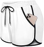 Fulbelle Petite 2 in 1 Womens Pajama Shorts,Teen Girls Summer Casual Workout Athletic Running Gym...