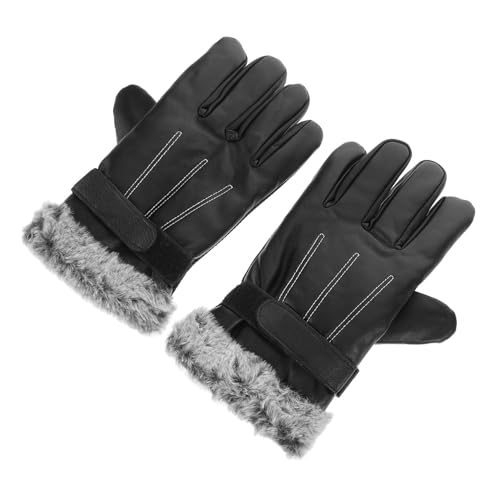 Alipis Waterproof Anti-Slip Gloves for Men Winter Ski Gloves Touch Screen Mittens for Outdoor Sports