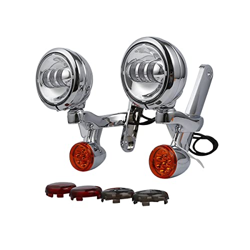 Projecteur antibrouillard clignotant et indicateurs de moto pour Electra Glide 2014-2023