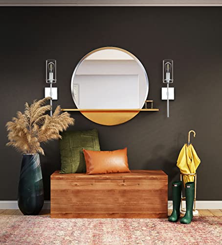 Linea Di Liara FBA_LL-WL31-PC Chrome Wall Sconce Light Fixture thumb #3