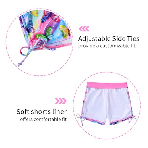 Vieille Girls Swimsuit 2 Piece Bikini Bathing Suit Quick Dry Swimwear Size 7-12 Years4