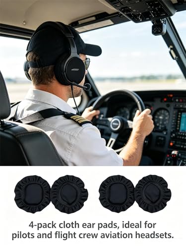 4-Pack Almohadillas de Algodón Ultra Suaves Lavables para Audífonos miniatura 4
