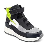 Orthopedic Shoes for Kids and Toddlers with Arch & Ankle Support,Girls and Boys'High Top Sneakers for Flat Foot,Anti-Slip Soles Green