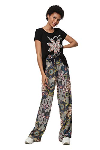 T-shirt Desigual femme noir Apaches léger idéal pour l'été