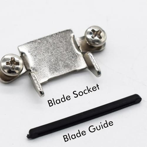 Image of Professional Replacement Parts Animal Clipper Repairing Parts, Hinge, Tension Spring, Blade Socket, Blade Guide, Screws Compatible with Oster A2 A5 Style Pet Groomers (Blade Socket)