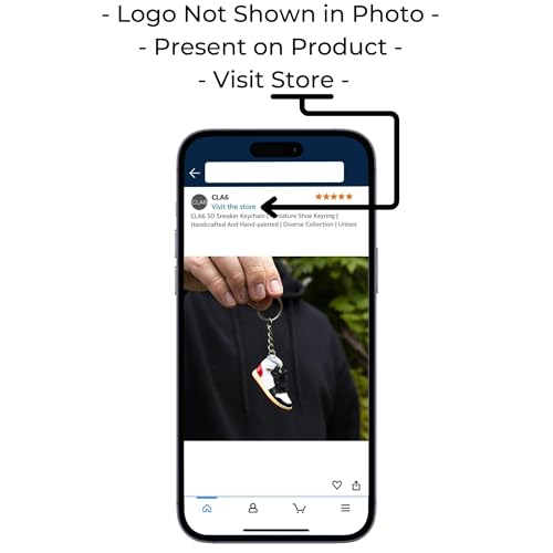 Image of CLA6 3D Sneaker Keychain | Miniature Shoe Keyring | Handcrafted And Hand-painted | Diverse Collection | Unisex