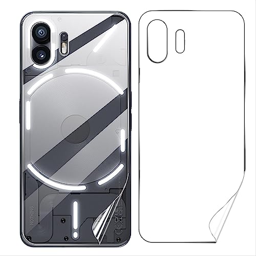 Giopuey [3 Pezzi Pellicola Protettiva Retro Compatibile Con Nothing Phone 2, Tpu Flessibile, Ultra Sottile, Resistente Ai Graffi, Cover Compatibile - 