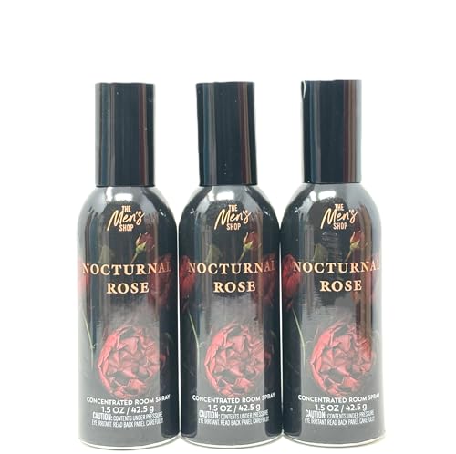 Image of Concentrated Room Spray Bath and Body 3 Pack 1.5 oz / 42.5 g Home Fragrance Air Freshner (1.5 oz / 42.5 g (3 Pack), Nocturnal Rose)