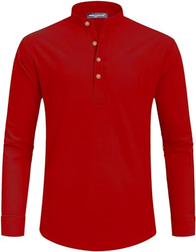 Image of Univibe Men Solid Cotton Blend Straight Kurta Shirt
