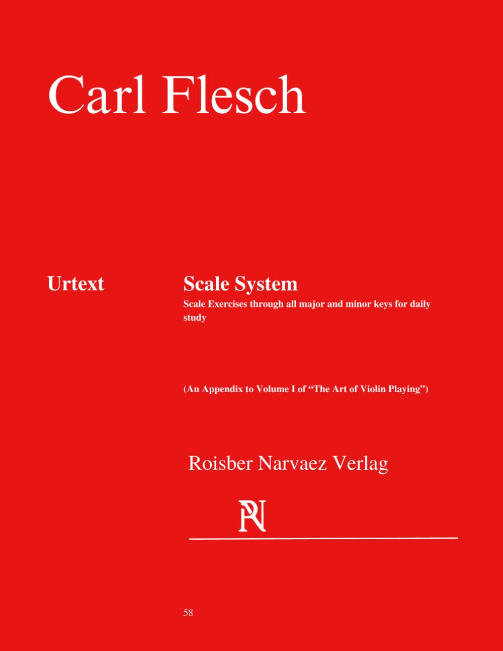Flesch: Scale System: (Multilingual English, French, German): Urtext edition