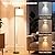 SIBRILLE Floor Lamp with Linen Shade, Dimmable Tall Standing Lamp with Remote Control & 3 Color Temperatures, Modern Corner Floor Lamps for Living Room Bedroom Office, 9W LED Bulb Included