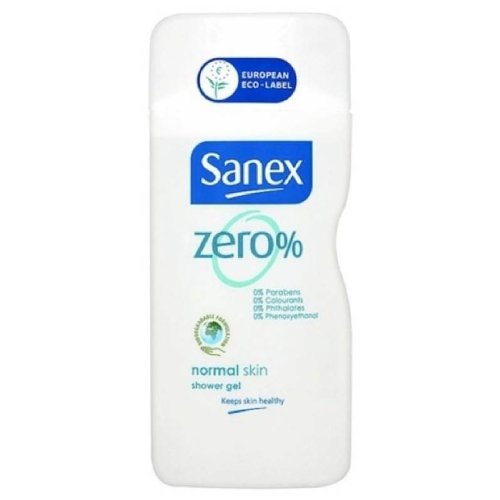 Sanex Zero Normal Skin Shower Gel 250Ml Pack Of 3 Bath And Shower Gels