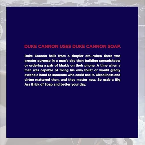 Duke Cannon Men's Bar Soap - 10oz. Big American Brick Of Soap By Duke Cannon - Naval Triumph