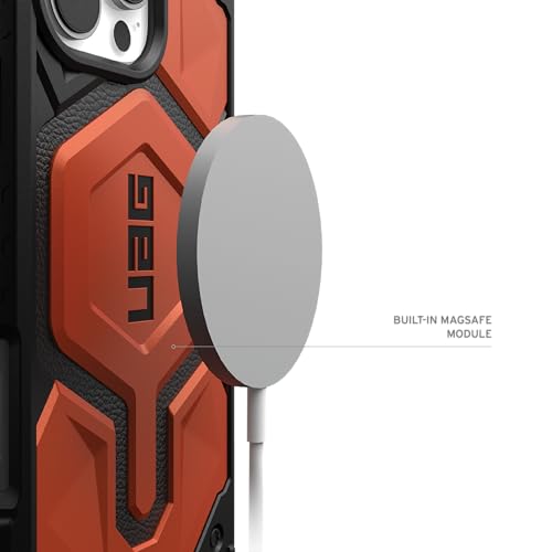 Image of Urban Armor Gear UAG Monarch Pro Magnetic Compatible, Premium Rugged Protective Case /Cover Compatible with iPhone 16 Pro Max (6.9-Inch) (2024), (Military Drop Tested) - Rust
