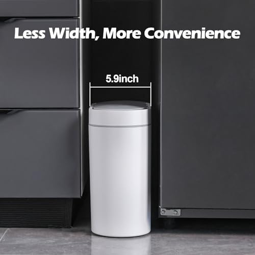 Poubelle 2,5 gallons ELPHECO compacte pour tri des déchets - 4