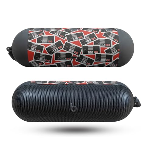 Image of Speaker Skin Compatible with Beats Pill (2024) - Retro Controllers 3 - Premium 3M Vinyl Protective Wrap Decal Cover - Easy to Apply | Crafted in The USA by MightySkins