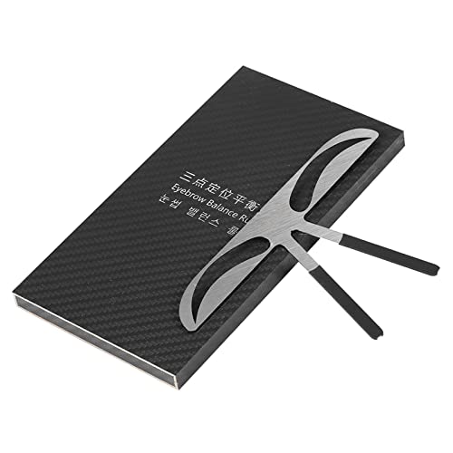 TOPINCN Regla para Cejas, Plantilla Moldeadora DIY, Herramienta de Medida de Maquillaje para una Solución Perfecta de Asimetría de Cejas, Se Adapta a una Variedad de Caras (#03)