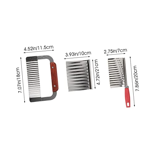 MAGICLULU 3 piezas cuchillo para papas acero inox miniatura 2