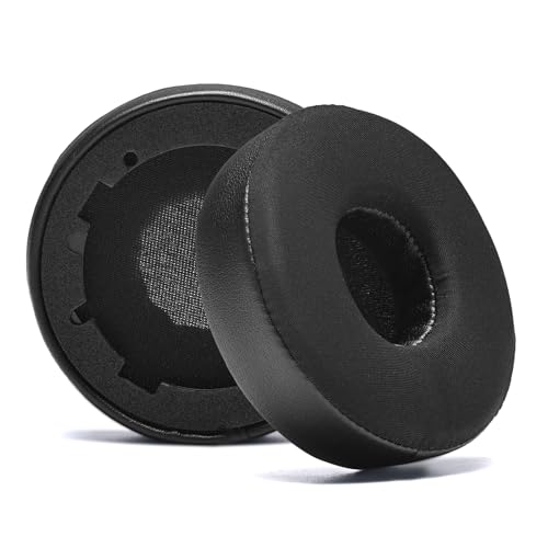PESLNG Coquilles de Remplacement en Cuir PU Compatible avec JBL Tune 600(600BTNC)/Tune 660(660NC)/Tune 670(670NC) - Mousse à Mémoire de Forme pour Confort & Durabilité (Gel rafraîchissant-Noir)