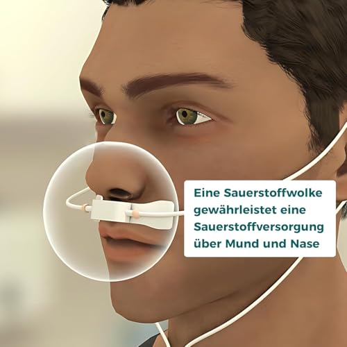 Image of NasalOxy - Advanced Low-Flow Nasal Cannula | Comfort & Efficiency in Oxygen Delivery | COPD, Asthma, Sleep Apnea | Dual Breathing Support | 1 Piece - Ideal for Trial and First-Time Buyers