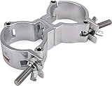  Riggatec Doppelschelle - Swivel Coupler leicht silber bis 100 kg (48-51mm)