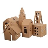 Photo Gallery hohopeti 6 pezzi kit casa in cartone per miniature da colorare e modello te per scuola e attività creative Photo Gallery hohopeti 6 pezzi kit casa in cartone per miniature da colorare e modello te per scuola e attività creative