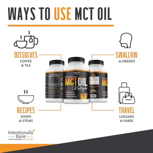 Intentionally Bare Organic MCT Oil Capsules