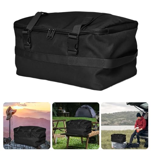 High Capacity Outdoor Storage Bag Compacts Thickened Pan Storage Pouches for Camping and Travels Use Picnics Gears Organizers – Image 3