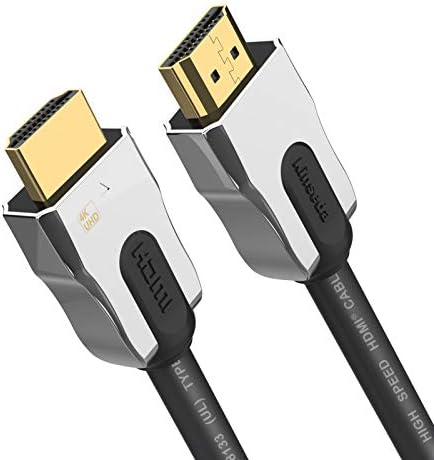 4K HDMI Cable 10 ft, HDMI Cord with 28AWG UL CL3 Rated 18Gbps high Speed HDMI 2.0 Cable,HDCP 2.2 Compatible with Apple TV Xbox PS3 PS4 Nintendo Switch Blue-ray Player etc.