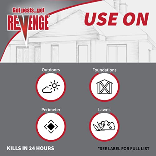 Revenge Ant Killer Granules, 4 lbs. Ready-to-Use Fast Acting Perimeter Treatment for Home Kills Ants, Fleas & Roaches - image 5