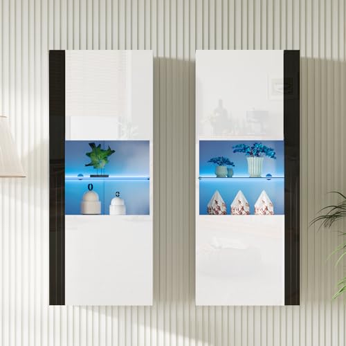 AMERLIFE Wall Storage Cabinets (Set of 2)
