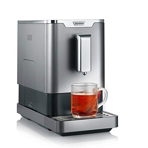 Severin KA 8090 Superautomática con Molinillo integrado, Modo Eco, 1350 W, Gris-metalizado/negro - Imagen 8