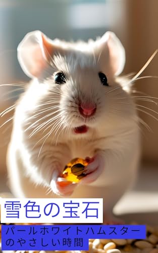 『雪色の宝石: パールホワイトハムスターのやさしい時間』