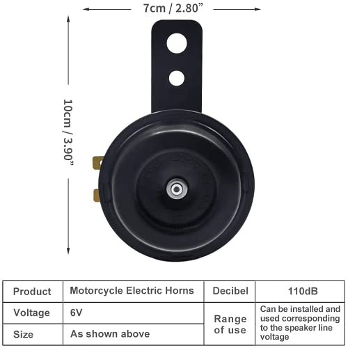 AUTOZOCO Clacson elettrico impermeabile universale...
