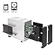 SilverStone Technology RM42-502, 4U Rackmount-Server Gehäuse, 240mm AIO, USB Typ-C, Kensington Schloss, SST-RM42-502B
