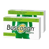 Buscopan® Dragées 2 x 50 Stück mit Butylscopolamin bei leichten bis mäßig starken Bauchschmerzen und Bauchkrämpfen