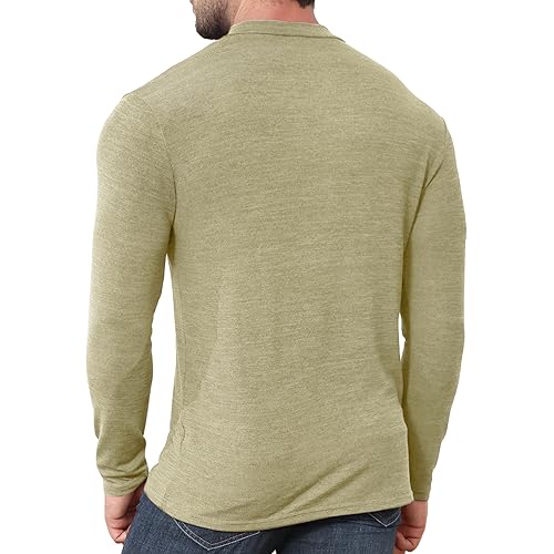 Uni Clau Men's Mock Turtleneck Shirt Long Sleeve Sweater Slim Fit Undershirt Basic Slim Fit Knitted Pullover Tees4