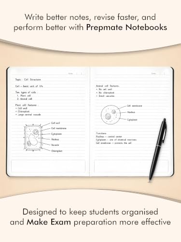 Image of DOODLE A4 Study Notebooks Pack of 4 | 160 Pages Each | College Ruled Softbound Notebooks for Exam Preparation, Class Notes, Revision & Study(Prepmate)