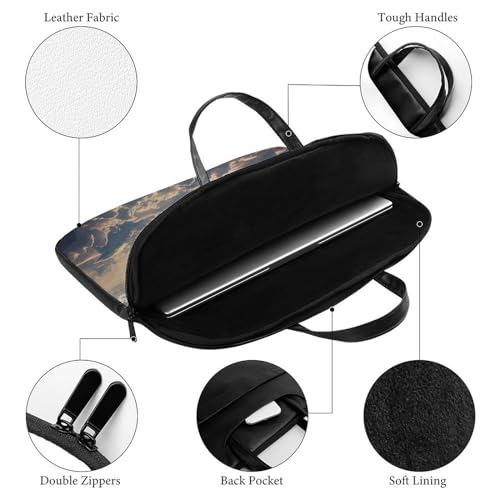 Bolso para laptop impermeable con asa, 17 pulgadas miniatura 4