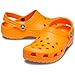 Crocs Unisex Classic Clog, Orange Zing, 7 Women/5 Men