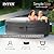 INTEX 28483E SimpleSpa Inflatable Bubble Massage Spa: Includes Insulated Cover – Built-in QuickFill Inflation – Soothing Jets – 4 Person Capacity – 77" x 26"