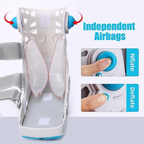 Walker Fracture Boot Air Cam Walker Brace Inflatable Walking Boot for Achilles Tendon Surgery, Acute Ankle Sprains, Broken Toe Foot, Post Op Care (S)