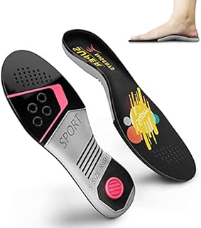 Running Insole, Orthotic Sports Shoe Insoles Arch Support for Men Women,Comfortable Breathable Shoe Inserts,Reduces Leg Muscle Fatigue and Knee Joint Stress,Relieve Foot Pain-M