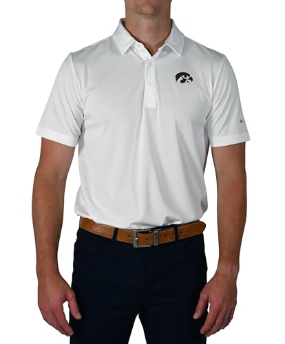 Columbia Golf Men's Univ of Iowa Drive Polo2